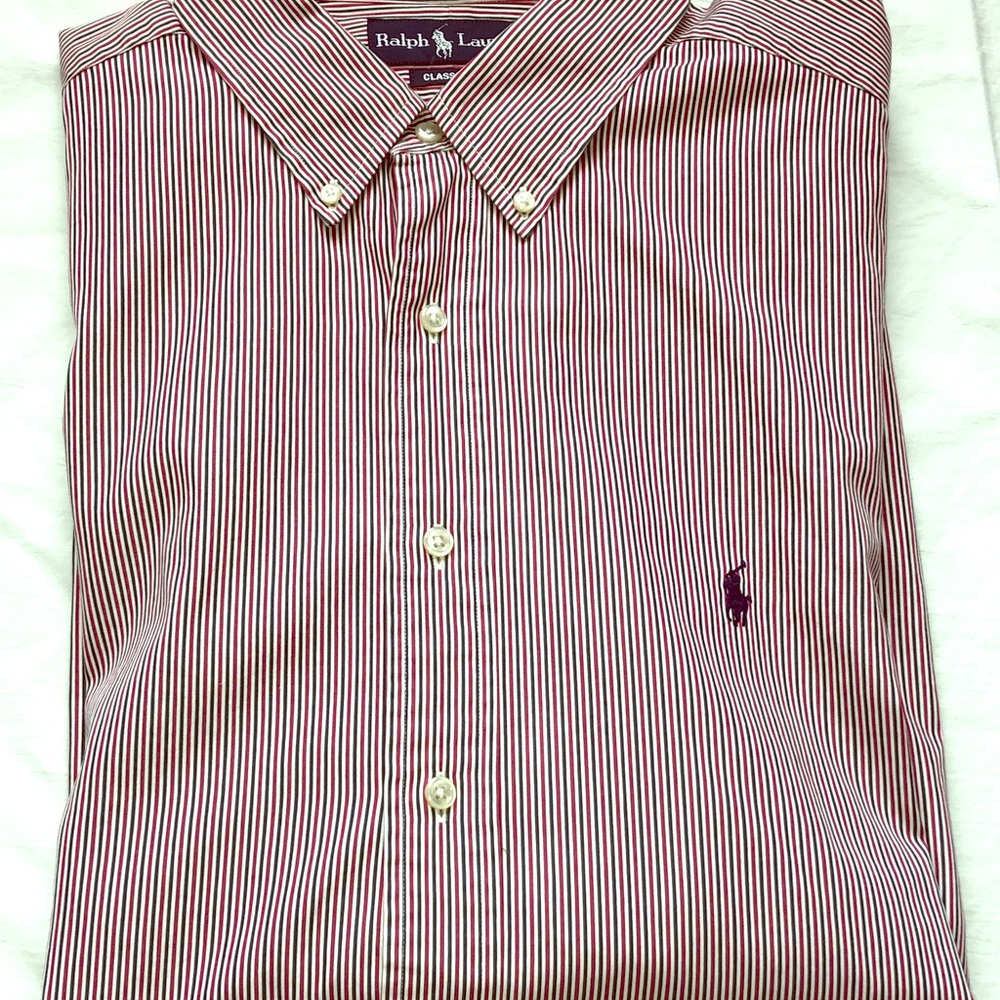 Ralph Lauren Striped Button Down-Long Sleeved